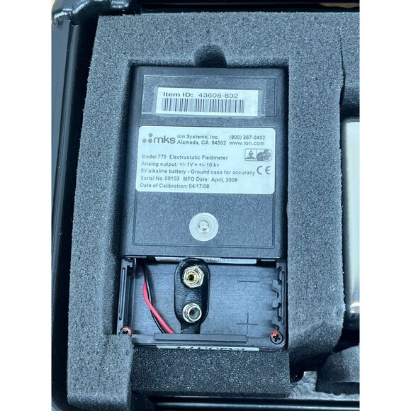 Ion Systems Electrostatic Fieldmeter Model 775 w/ 775C Charger - Picture 9 of 15
